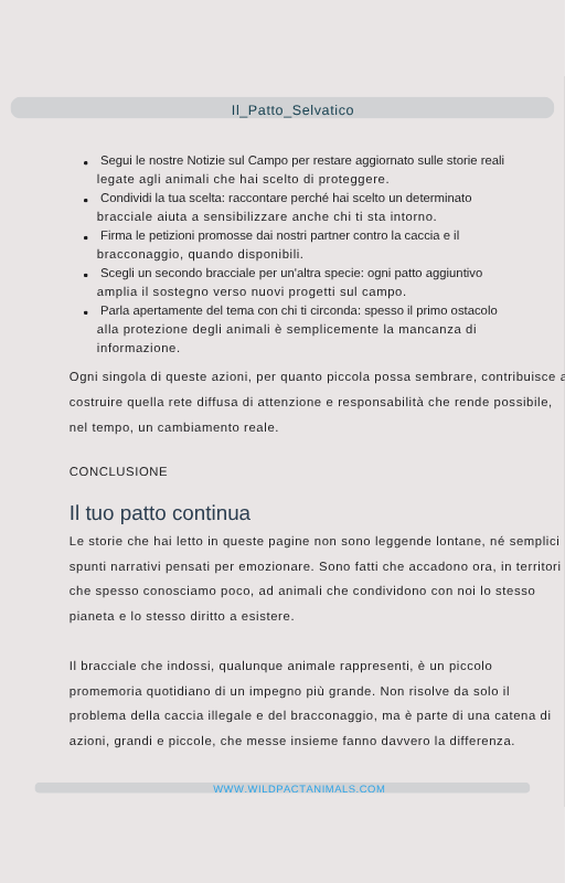 Il Patto Selvatico — Ebook Ufficiale WILD Pact
