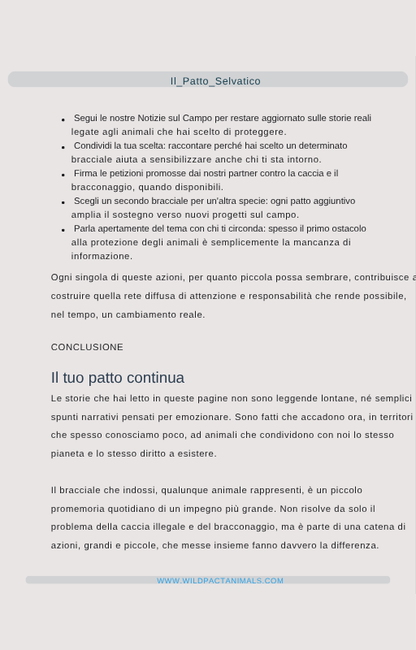 Il Patto Selvatico — Ebook Ufficiale WILD Pact